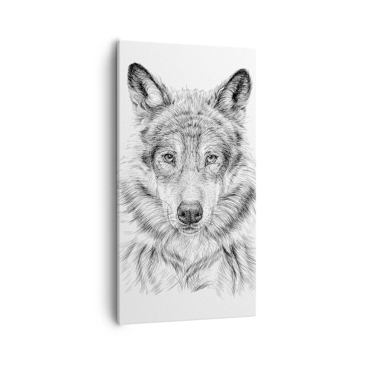 Bild auf Leinwand - Leinwandbild - Ein geborener Anführer - 55x100 cm