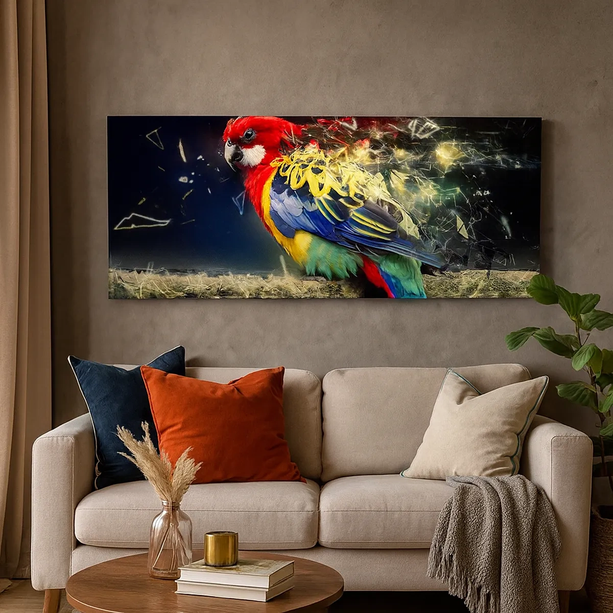 Bild auf Leinwand - Leinwandbild - Botschafter des Strahlens - 30x30 cm