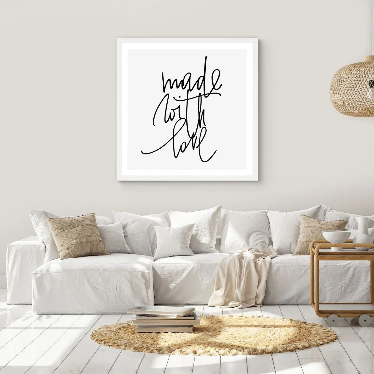 Poster in einem weißen Rahmen - Die beste Marke - 60x60 cm