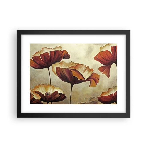 Poster in einem schwarzem Rahmen - Weideland - 40x30 cm