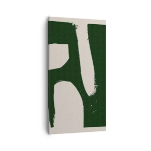 Bild auf Leinwand - Leinwandbild - Weiße Buchten - 55x100 cm