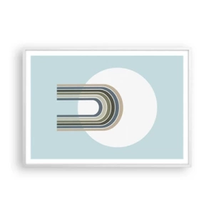 Poster in einem weißen Rahmen - Unwiderstehliche Anziehungskraft - 100x70 cm