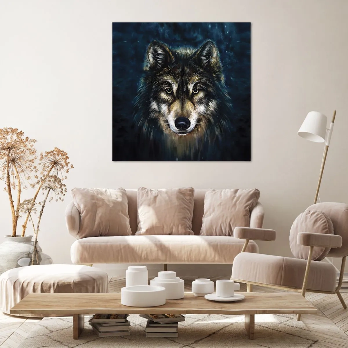 Bild auf Leinwand - Leinwandbild - Alpha? Und Omega - 40x40 cm