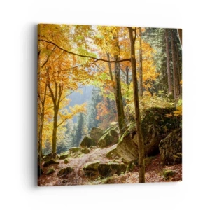 Bild auf Leinwand - Leinwandbild - Zeit zum Entspannen - 40x40 cm