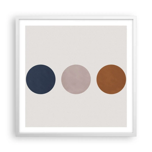 Poster in einem weißen Rahmen - Ein Symbol für Exzellenz - 60x60 cm
