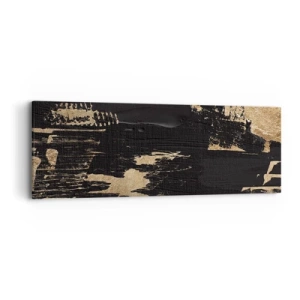 Bild auf Leinwand - Leinwandbild - Spur einer Berührung - 90x30 cm