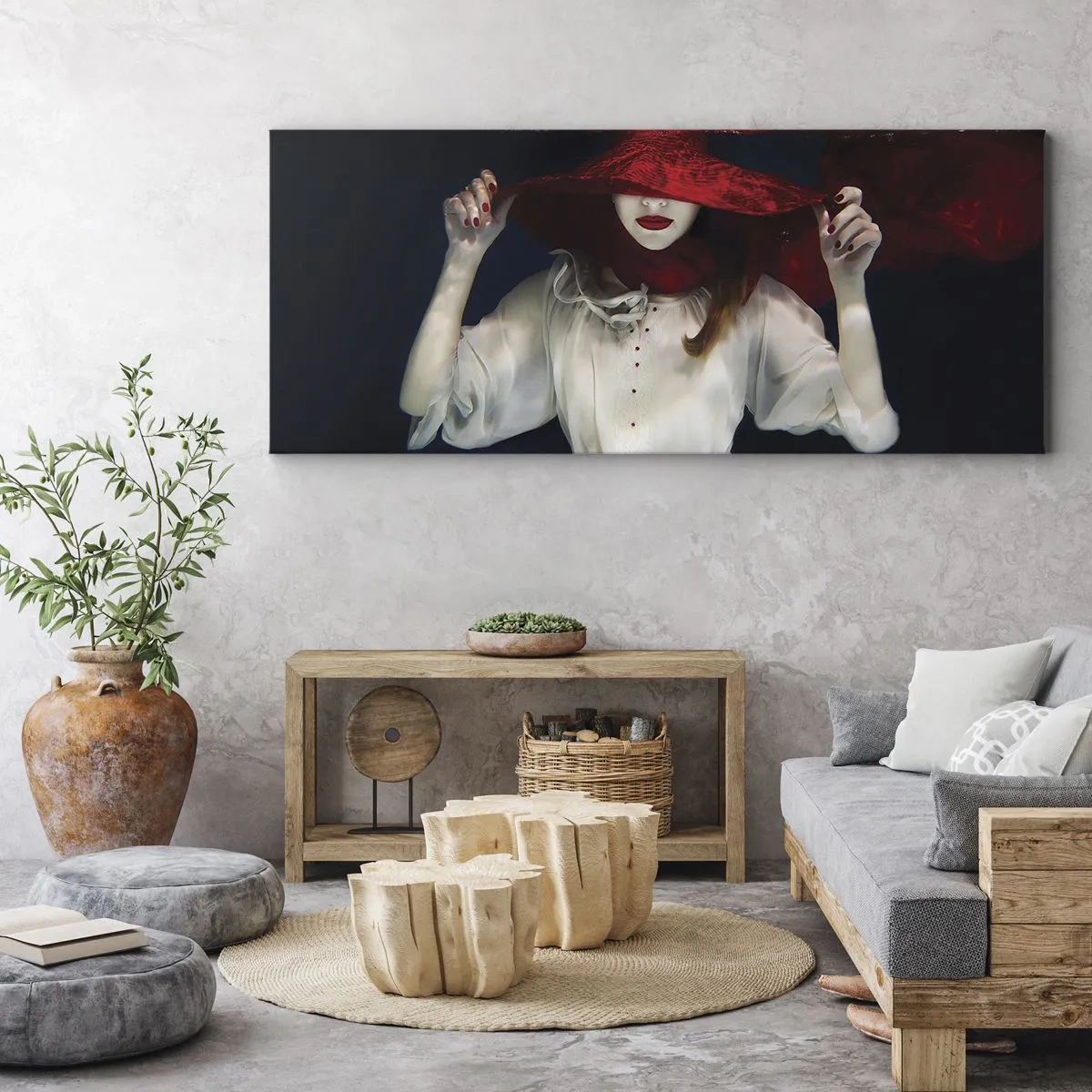 Bild auf Leinwand - Leinwandbild - Boshafte Göttin in der slawischen Mythologie - 100x40 cm
