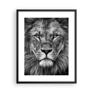 Poster in einem schwarzem Rahmen - Im Krönungsgewand - 40x50 cm