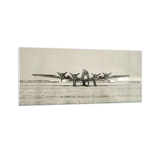 Glasbild - Bild auf glas - Wie immer bereit - 100x40 cm