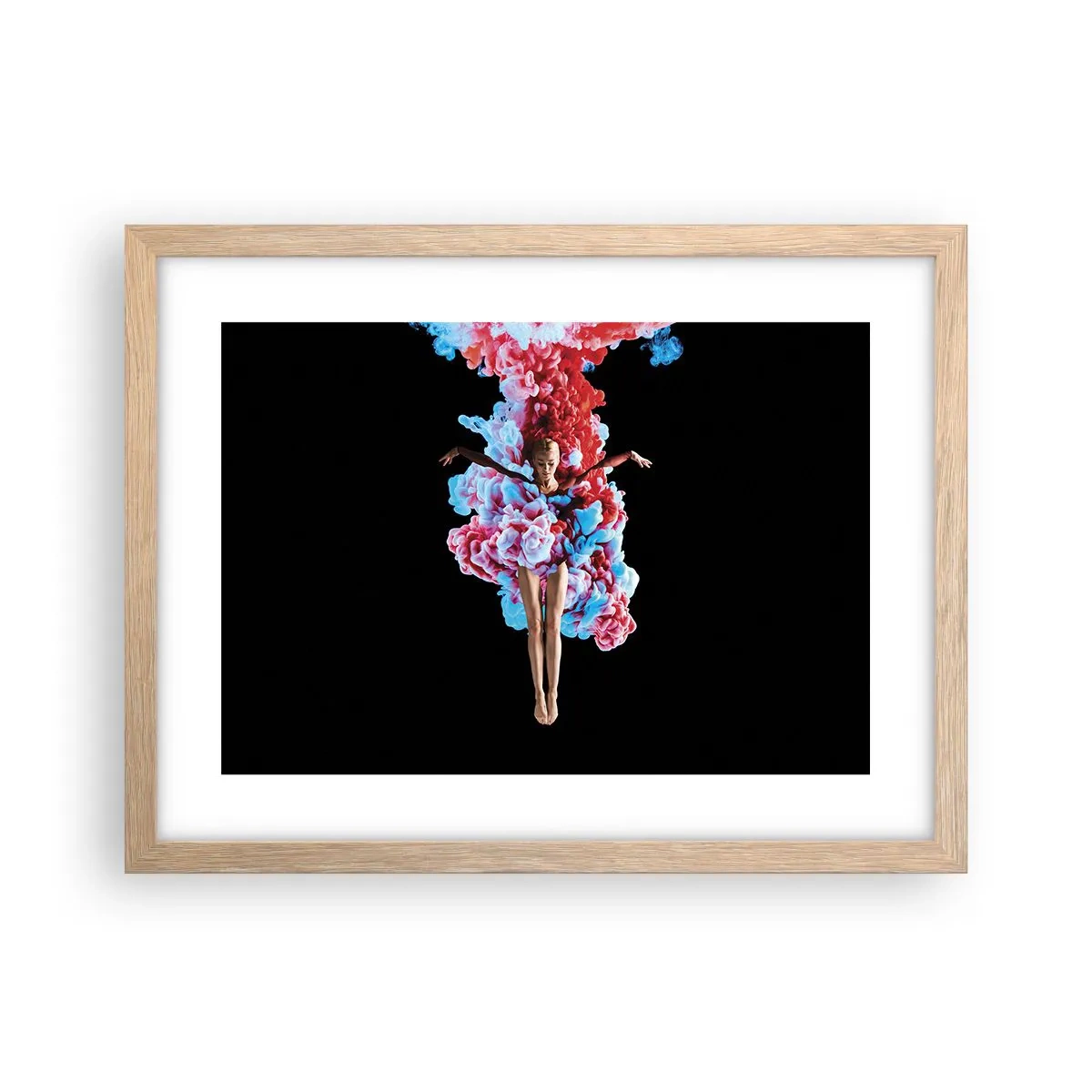 Poster in einem Rahmen aus heller Eiche - In voller Blüte - 40x30 cm