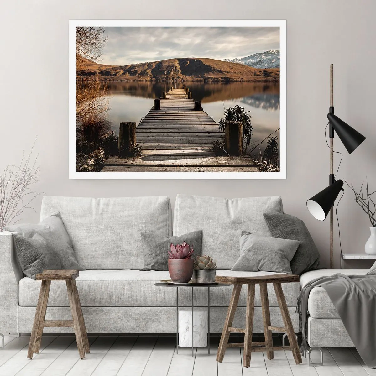 Poster - Landschaft in Stille - 50x40 cm