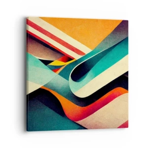 Bild auf Leinwand - Leinwandbild - Intensive Komposition - 40x40 cm