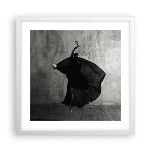 Poster in einem weißen Rahmen - Leidenschaftlicher Gürtel - 40x40 cm