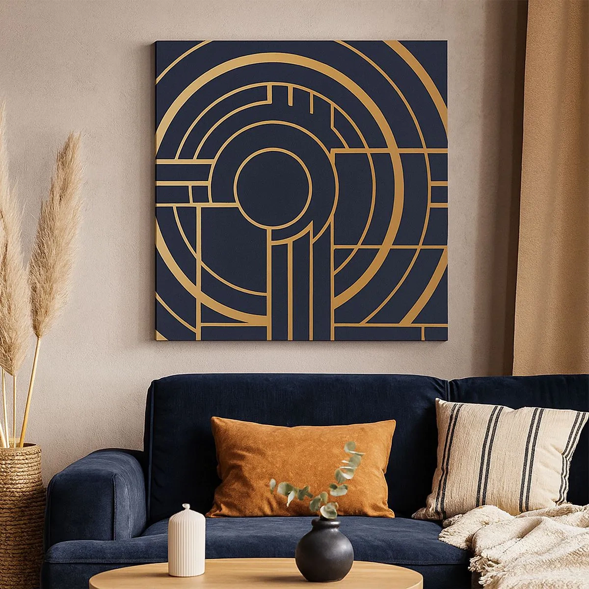 Bild auf Leinwand - Leinwandbild - Wendungen der Dinge - 30x30 cm