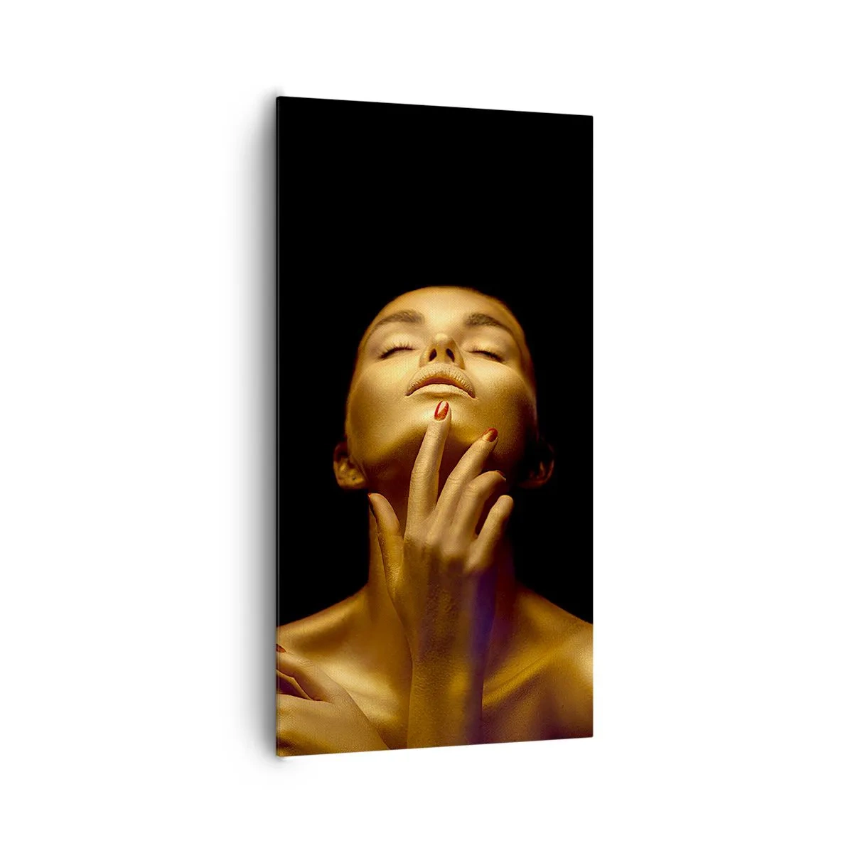 Bild auf Leinwand - Leinwandbild - Wie goldene Seide - 65x120 cm