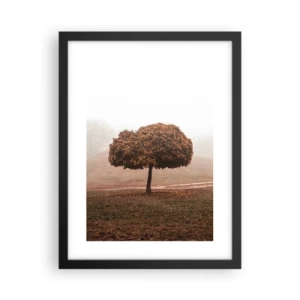 Poster in einem schwarzem Rahmen - Nach einem anstrengenden Sommer - 30x40 cm