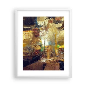 Poster in einem weißen Rahmen - Kalt, wärmer, heiß - 40x50 cm