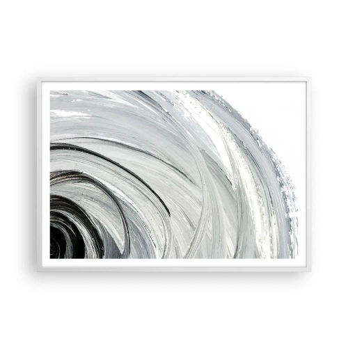 Poster in einem weißen Rahmen - Orbitale Komposition - 100x70 cm