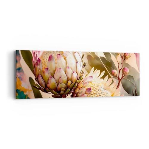 Bild auf Leinwand - Leinwandbild - Zärtlich umarmt - 90x30 cm