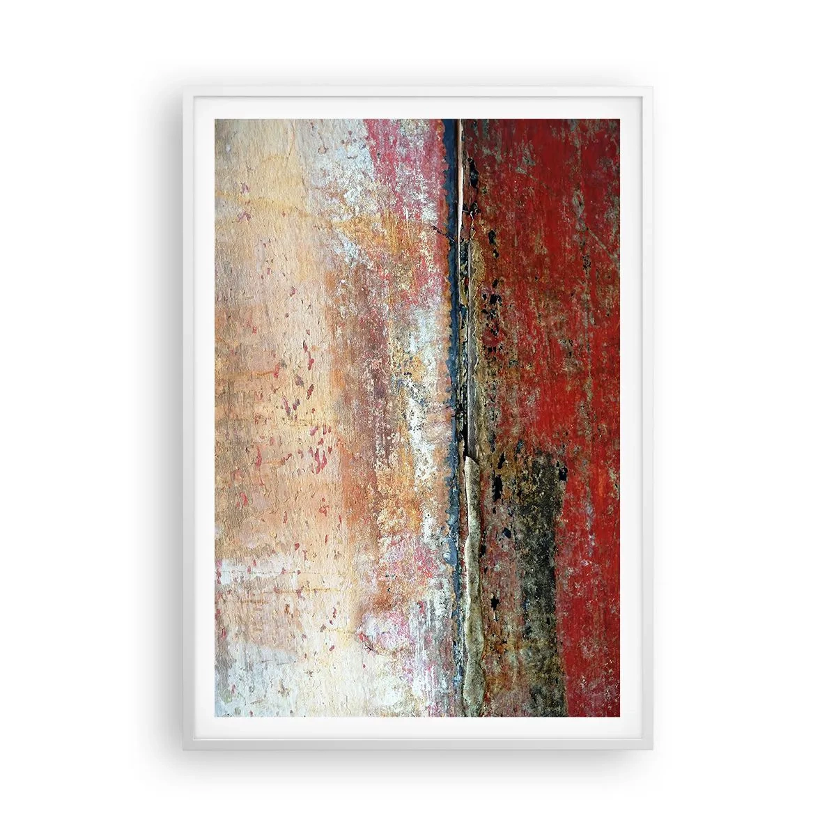 Poster in einem weißen Rahmen - Vielleicht liegt es am Meer - 70x100 cm