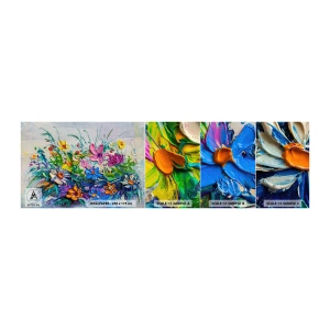 Fototapeten Muster Selbstklebend Deluxe Sticker - Überhaupt kein Stillleben - Blumen, Blumenstrauß, Garten - 100x30 cm