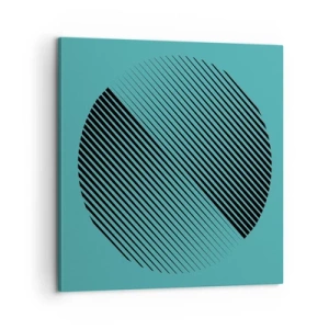 Bild auf Leinwand - Leinwandbild - Kreis – eine geometrische Variante - 60x60 cm