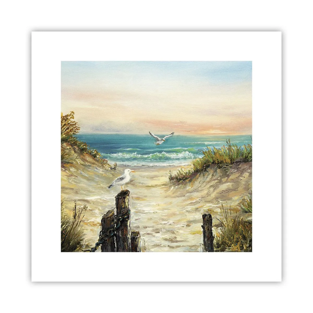 Poster - Windlose Abgeschiedenheit - 30x30 cm