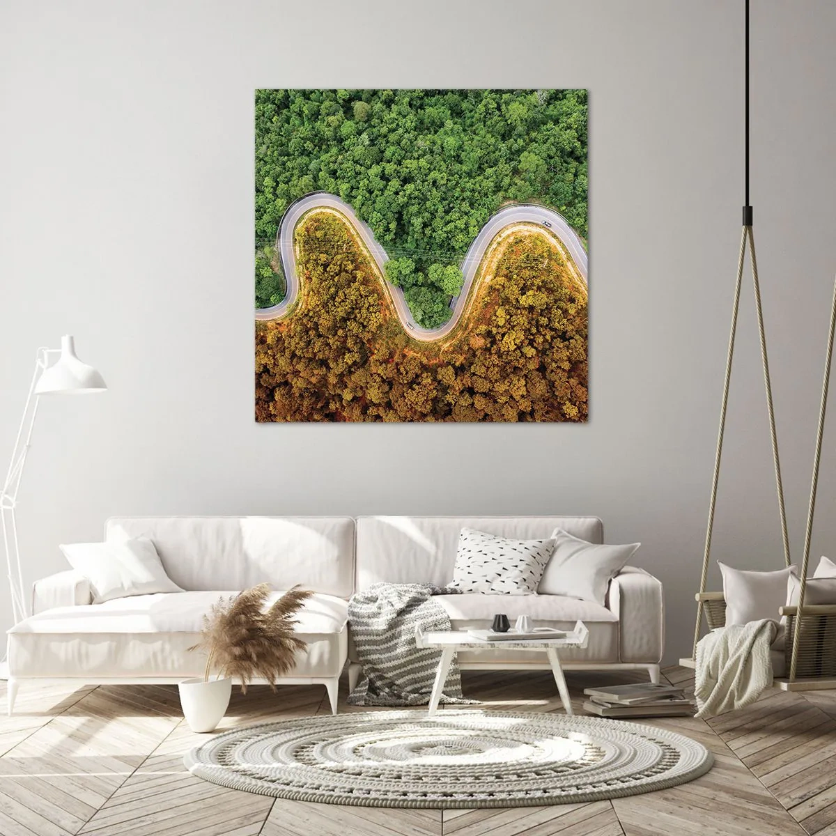 Bild auf Leinwand - Leinwandbild - Grenzen und Durchbrüche - 50x50 cm