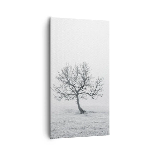 Bild auf Leinwand - Leinwandbild - Gegen das Nichts - 55x100 cm