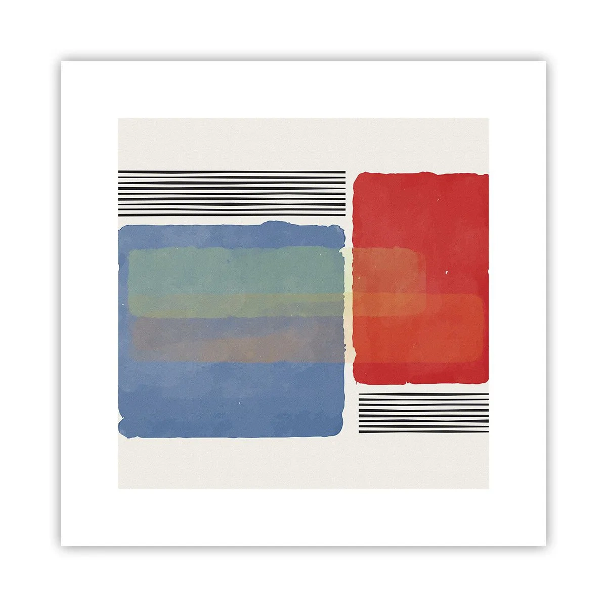 Poster - Der Geist und der Buchstabe der Geometrie - 30x30 cm