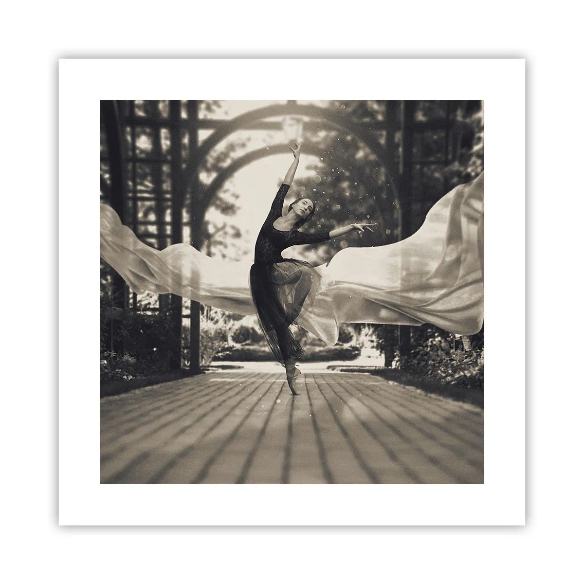 Poster - Der Tanz des Gartengeistes - 40x40 cm