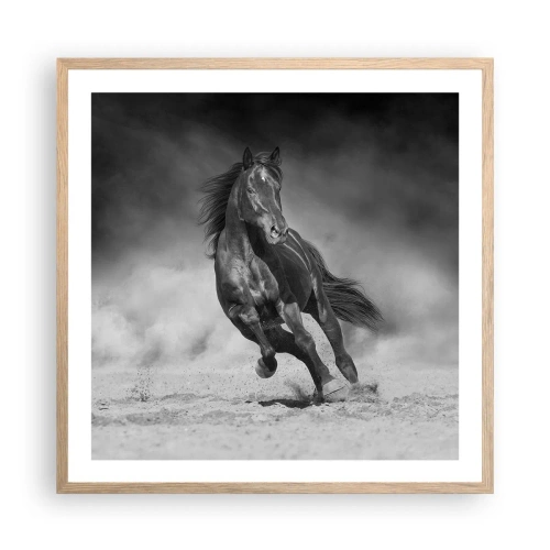 Poster in einem Rahmen aus heller Eiche - Würdig des Emirs selbst - 60x60 cm