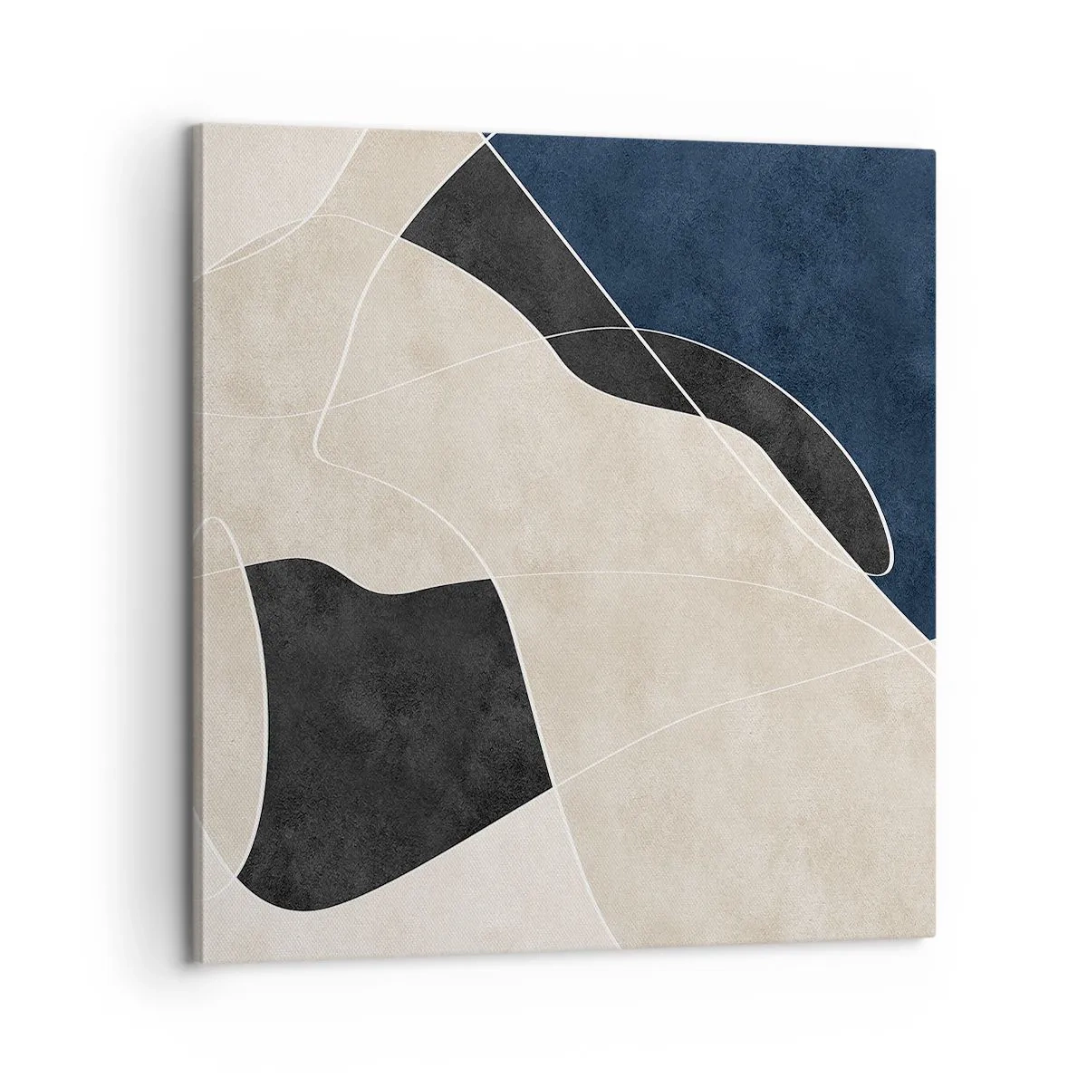 Bild auf Leinwand - Leinwandbild - Abstrakte Komposition – Farbkontrast - 60x60 cm