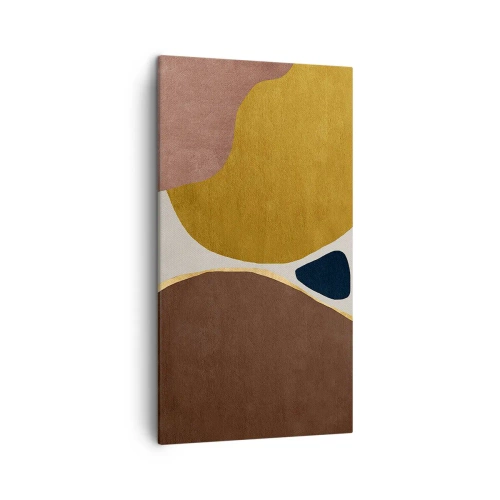 Bild auf Leinwand - Leinwandbild - Abstraktion – ein Ort im Raum - 45x80 cm
