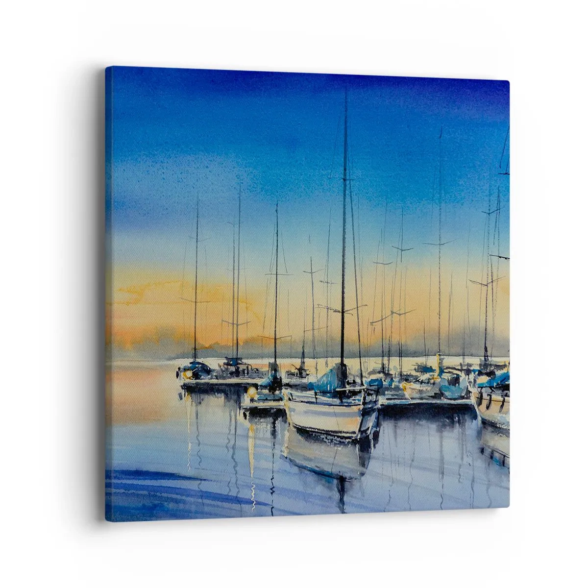 Bild auf Leinwand - Leinwandbild - Ende eines guten Tages - 40x40 cm