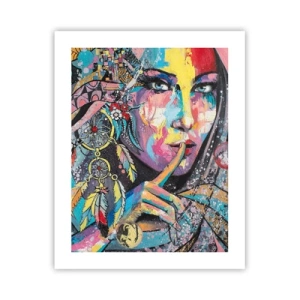 Poster - Sei still, bis du verstehst - 40x50 cm