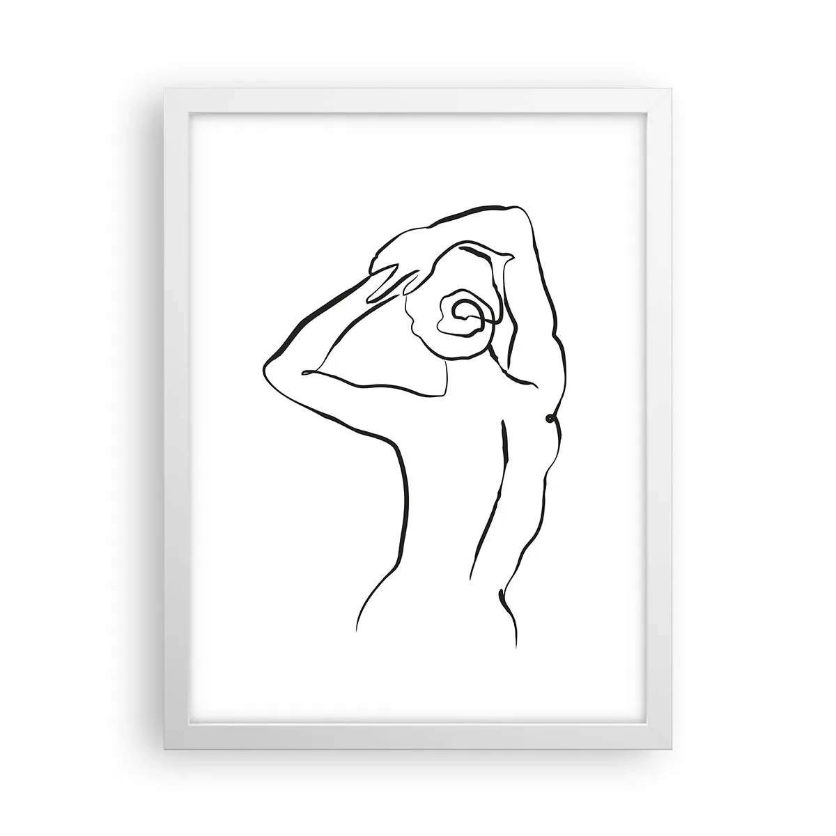 Poster in einem weißen Rahmen - Morgenakte - 30x40 cm