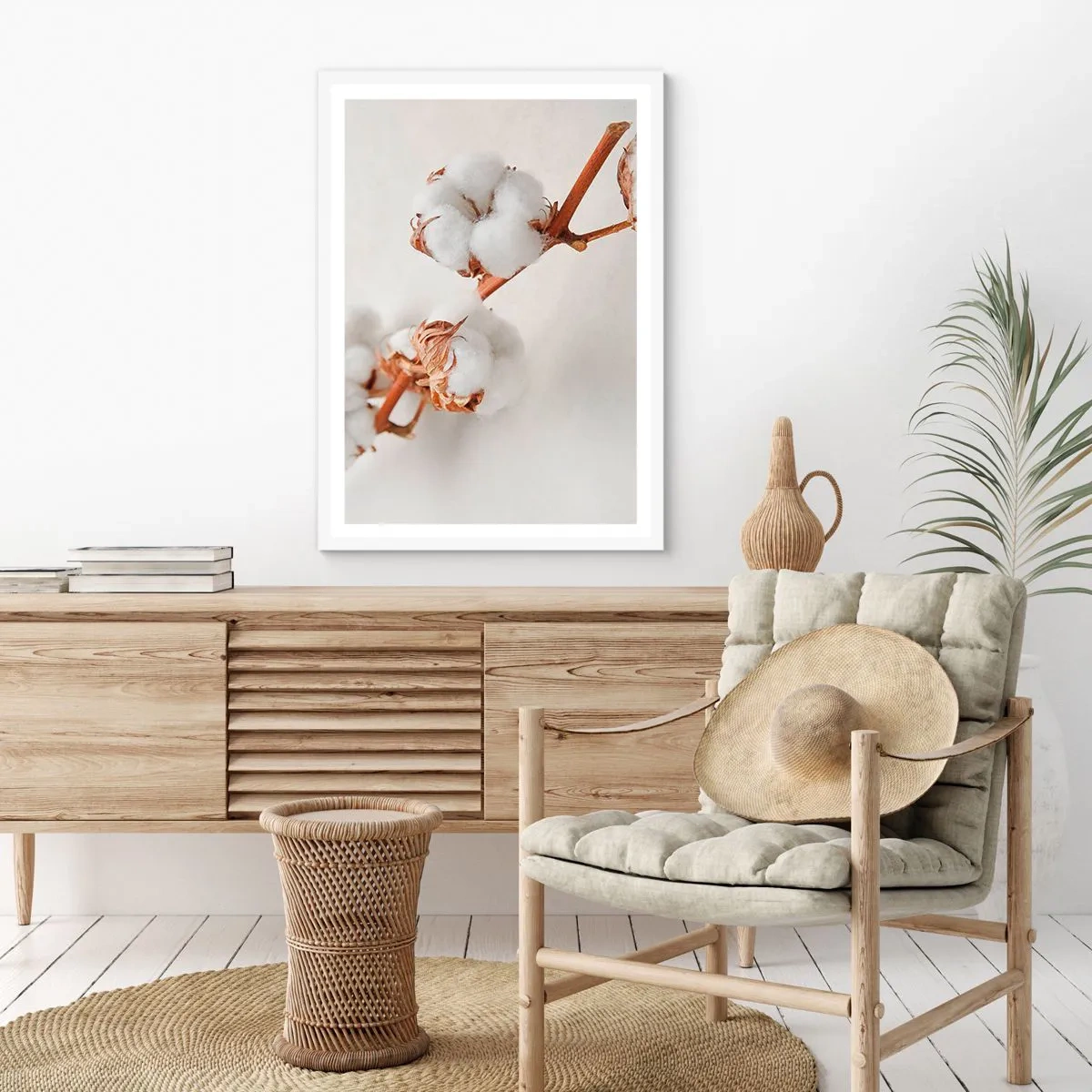 Poster in einem weißen Rahmen - Nur umarmen - 70x100 cm