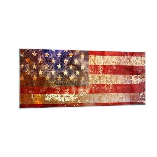 Glasbild - Bild auf glas - Ruhm verblasst nicht - 100x40 cm