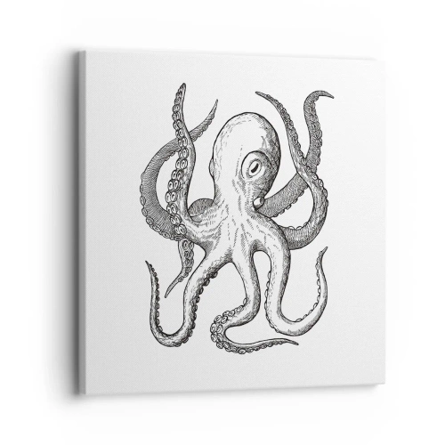 Bild auf Leinwand - Leinwandbild - Mit den Wellen tanzen - 30x30 cm