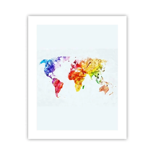 Poster - Alle Farben der Welt - 40x50 cm