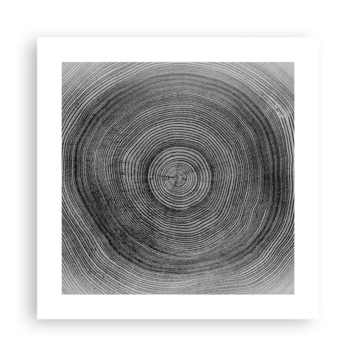 Poster - Zeichen der Zeit - 40x40 cm