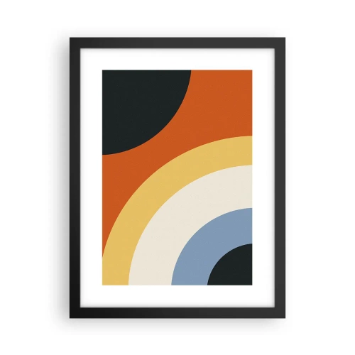 Poster in einem schwarzem Rahmen - Zu mir selbst - 30x40 cm