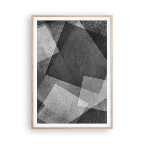 Poster in einem Rahmen aus heller Eiche - Das ewige Symbol für Beständigkeit und Ordnung - 70x100 cm