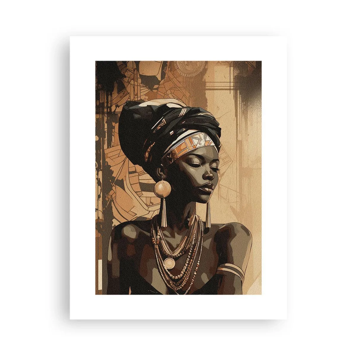 Poster - Afrikanische Majestät - 30x40 cm