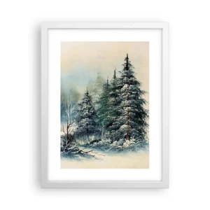 Poster in einem weißen Rahmen - Bereit für Weihnachten - 30x40 cm