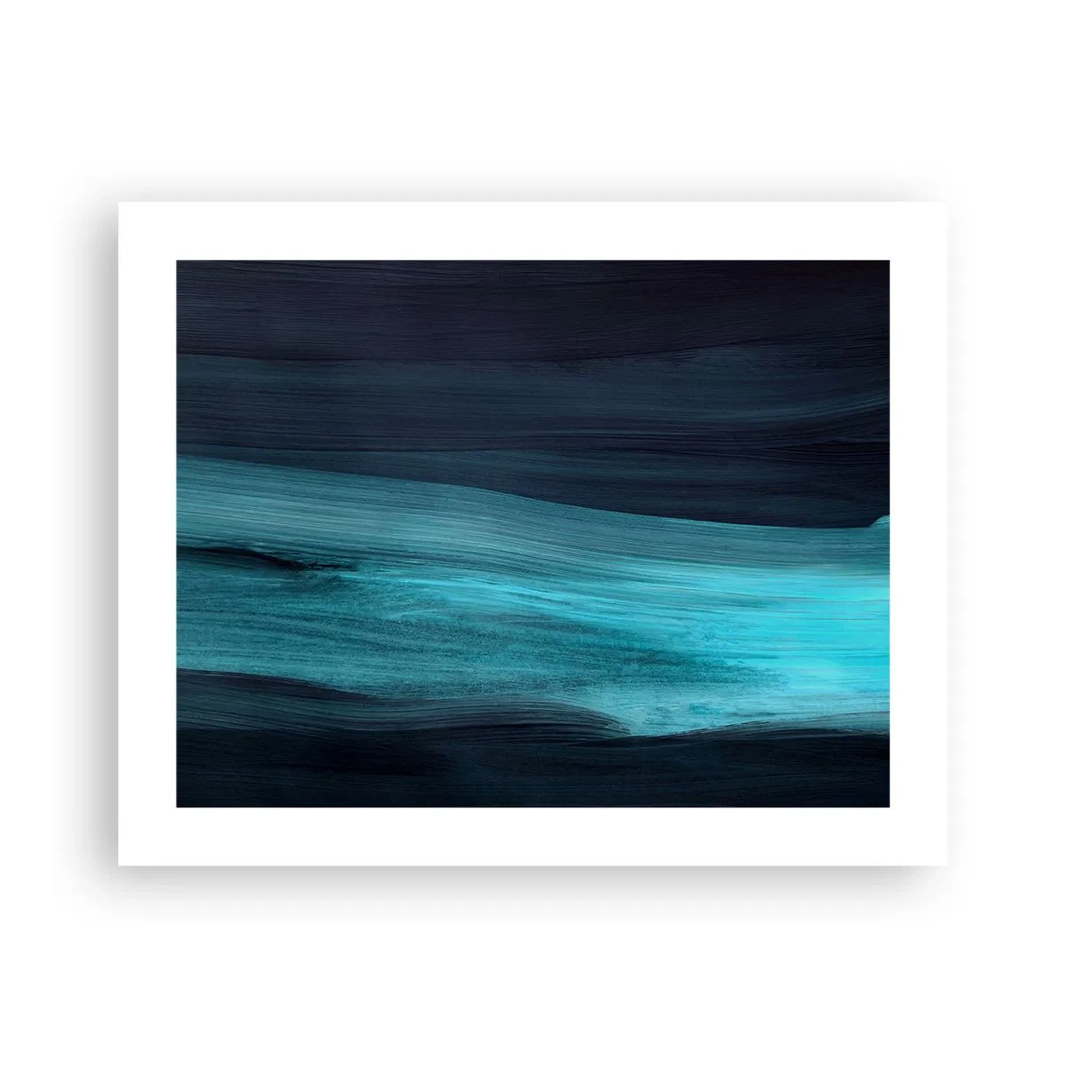 Poster - Gehen Sie mit dem Strom - 50x40 cm