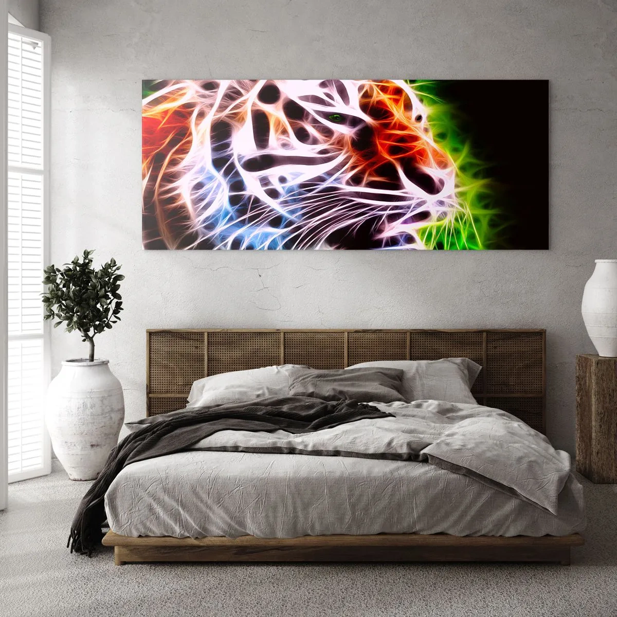 Glasbild - Bild auf glas - Schreckliche Aura - 90x30 cm