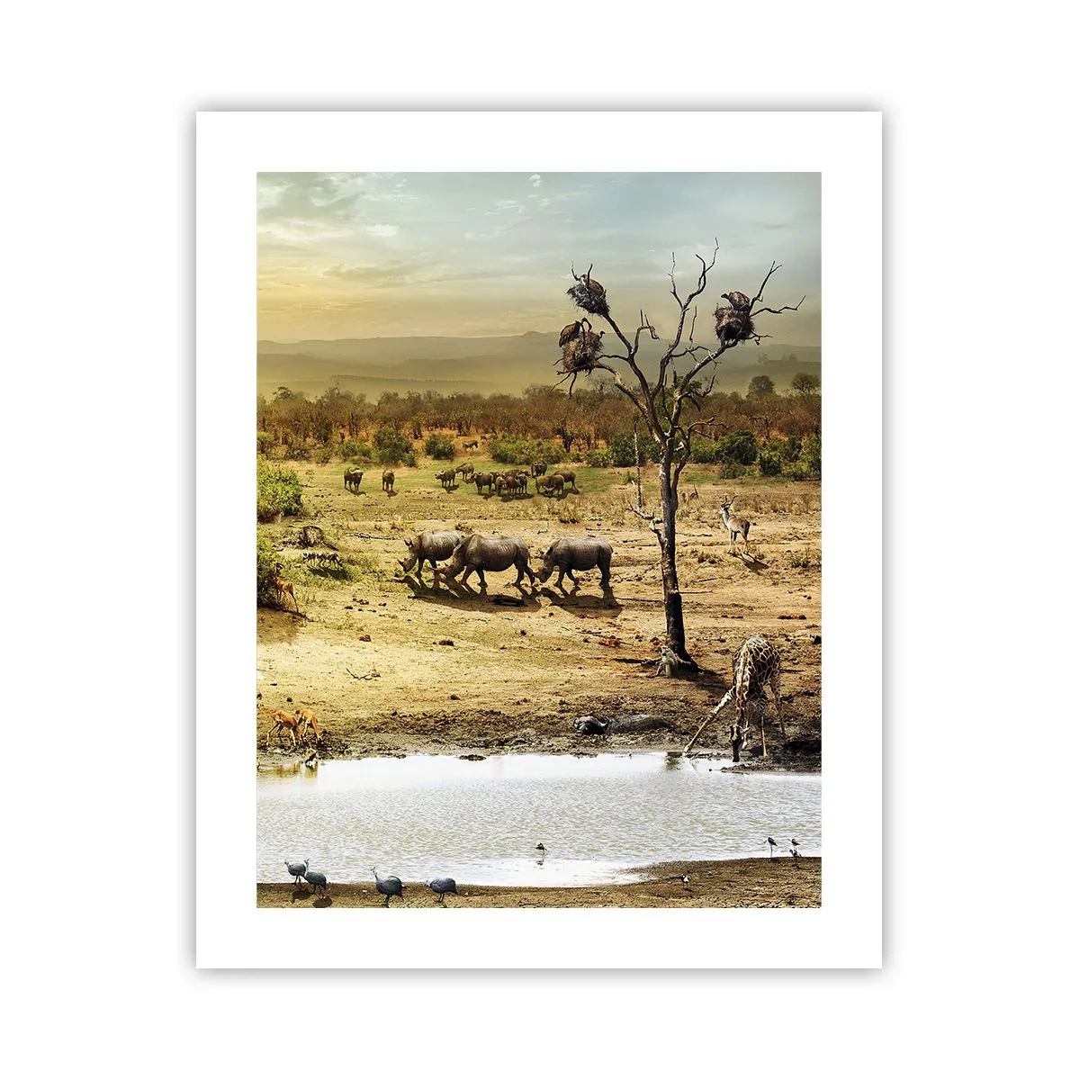 Poster - Ein Fluss floss aus Eden ... - 40x50 cm
