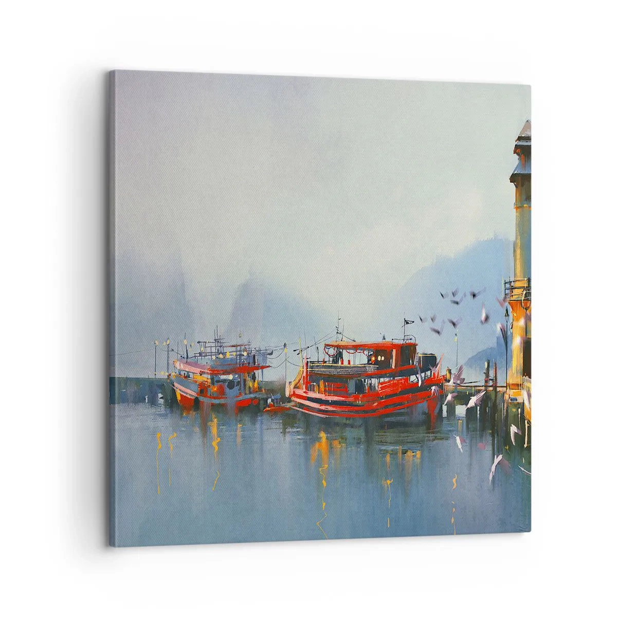 Bild auf Leinwand - Leinwandbild - Am Ende der Welt - 60x60 cm
